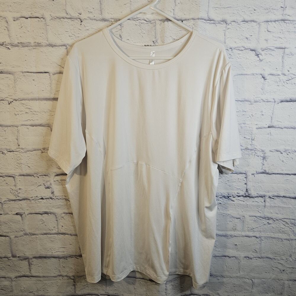 Fabletics womens short sleeve athletic shirt size 3x White Active